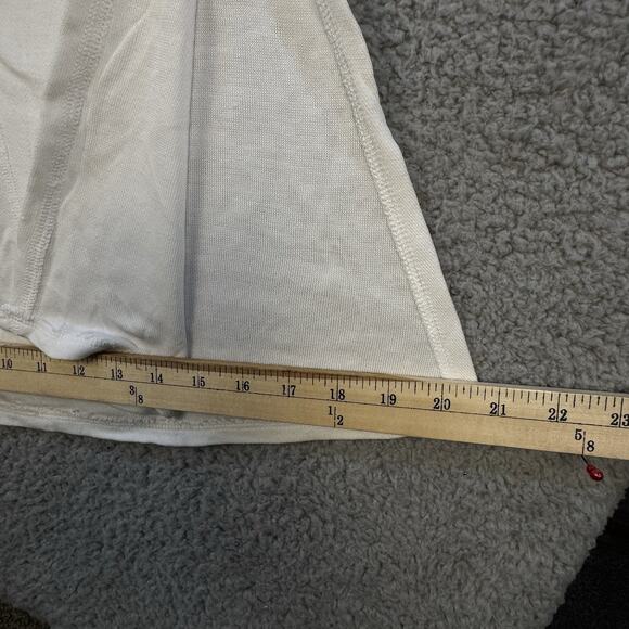 Palazzon Women’s White Soft Cotton-Blend Drawstring Pants Size 26 - Picture 7 of 9